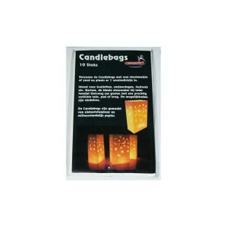 Candlebags groot 10st ass decors 2pak