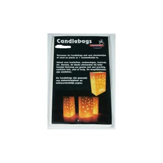 Candlebags groot 5st ass. decors