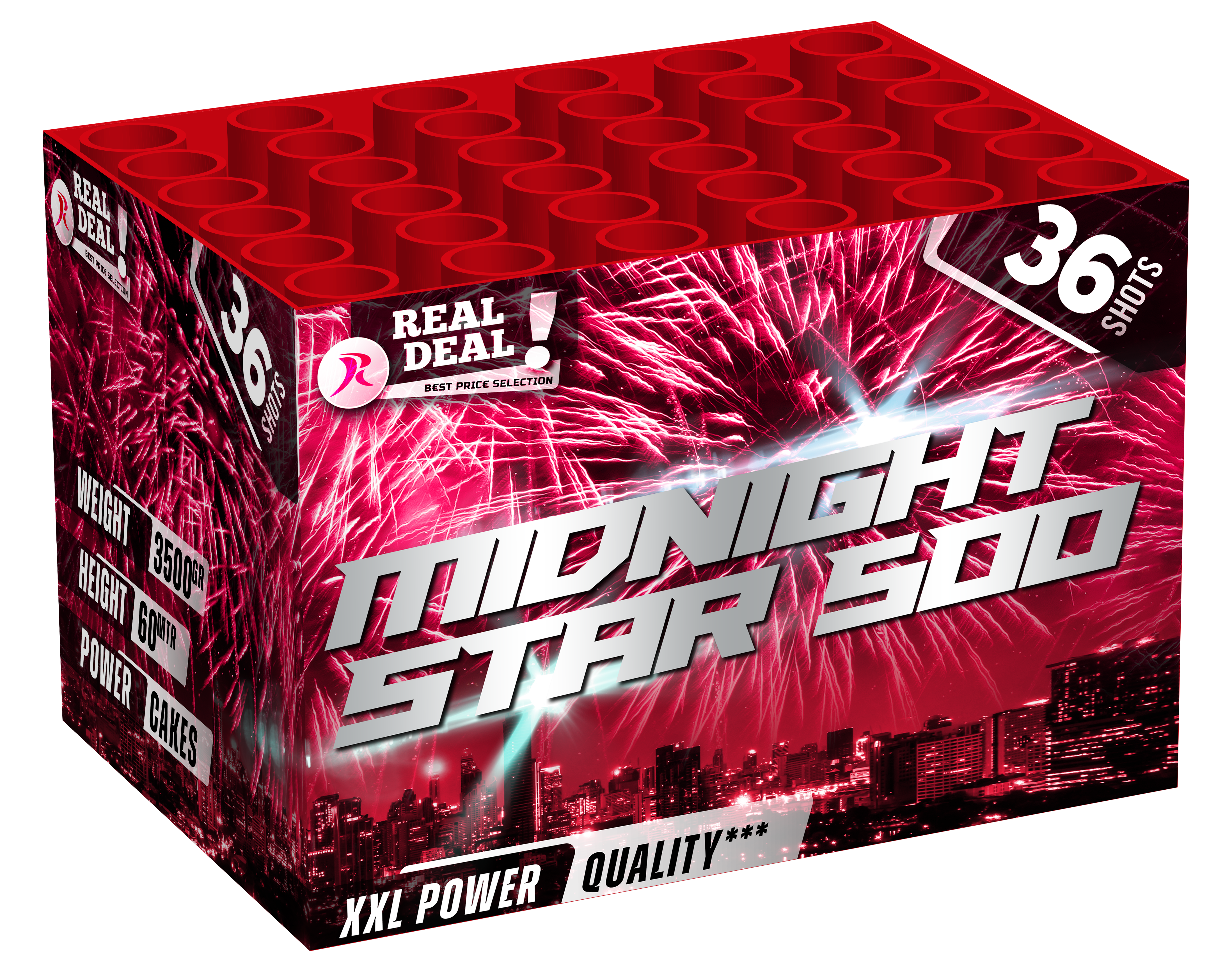 Midnight Thunder Rain 500 Real Deal 36 Shots