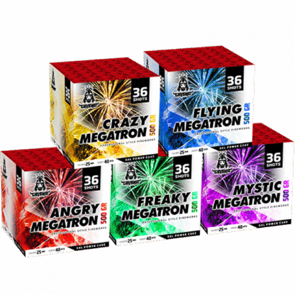 Megatron 5-pack 36sh. cakebox