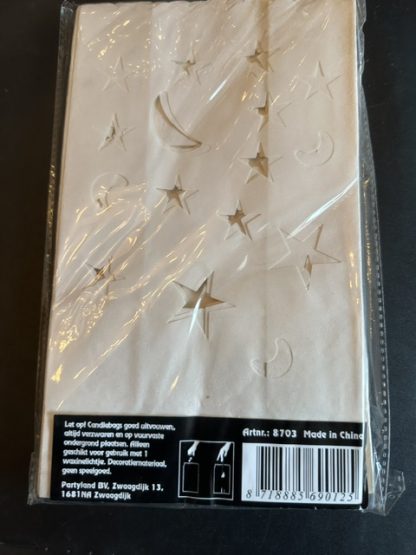 Candlebag Groot Manen en Sterren Decor zak 10st