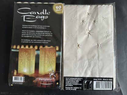 Candlebags Groot Sterren Klein Decor zak 10st