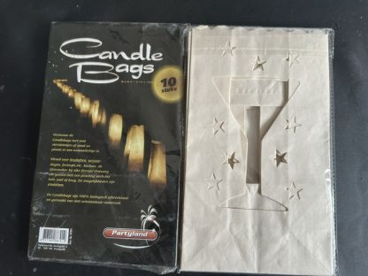 Candlebags Groot Wijnglas Decor zak 10st