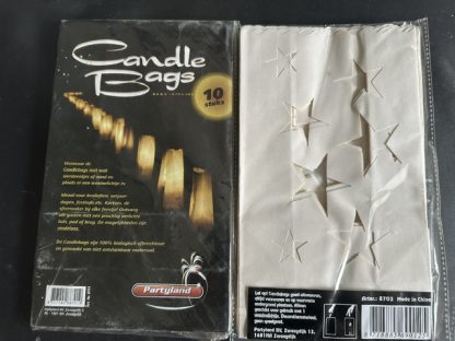 Candlebags Groot Sterren Groot Decor zak 10st