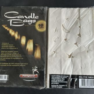 Candlebag Groot Manen en Sterren Decor zak 10st