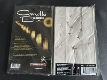 Candlebag Groot Manen en Sterren Decor zak 10st