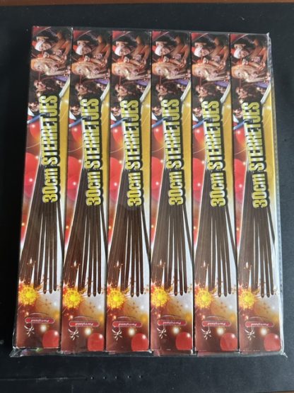 Sterretjes 30cm 6pak 4st in folie