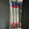 Feestfontein blauw - rood - zilver 45 sec 3st in zak